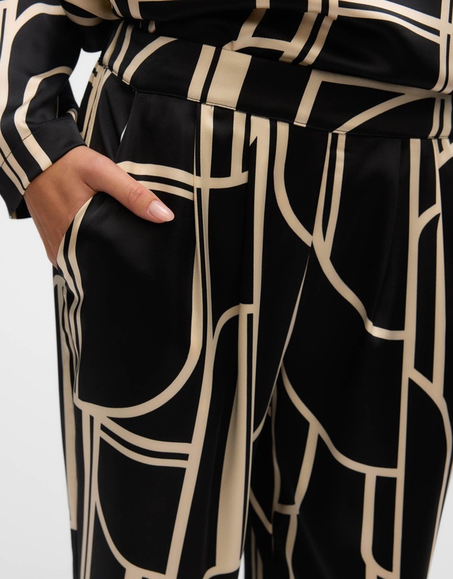 Vero Moda - Hadley Printed Wide-Leg Pants