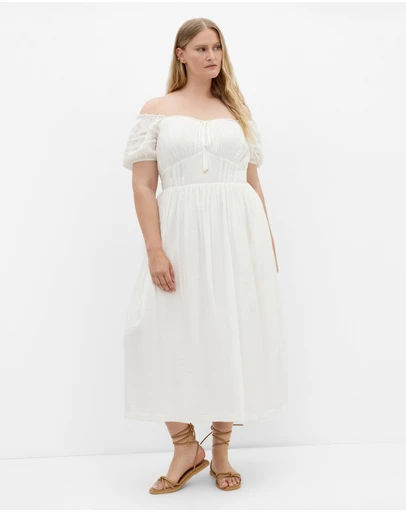 City Chic - Ariella Tier Midi Dress