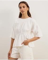Atmos&Here - Cressida Smock Top