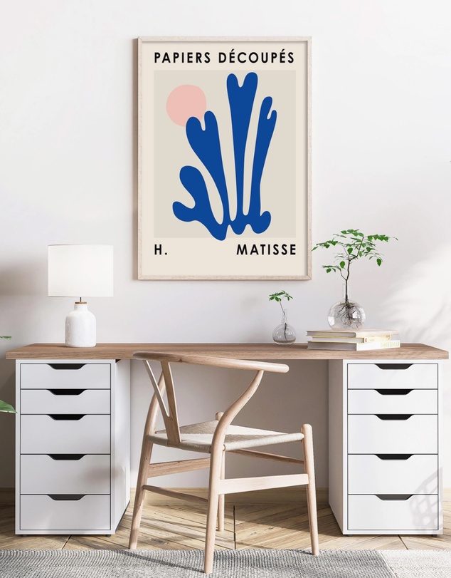 Olive et Oriel - Le Papiers Decoupes No 1 Art Print