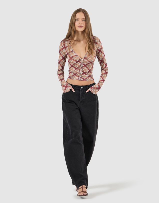 Rolla's - Field Lines Long Sleeve Top