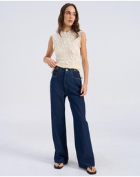 Vero Moda - Kathy Wide Leg Denim Jeans