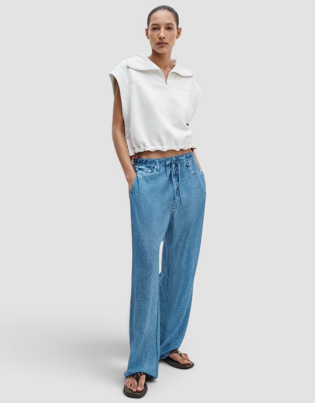 rag & bone - rb Miramar Crinkle Cover Up Phoebe Pants