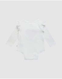 Fleur Harris - 'Days of Enchantment' Sweetheart Bodysuit in Cream