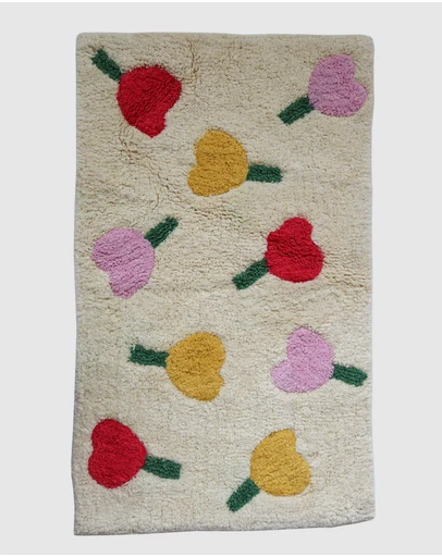 Mosey Me - Forget Me Not Bath Mat - Vanilla
