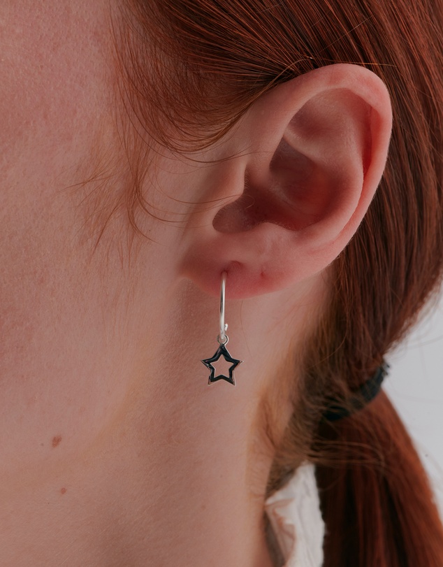 Karen Walker - Star Hoop Earrings