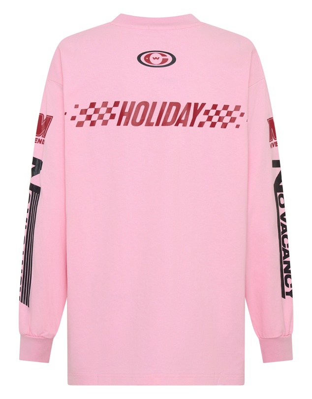 SSAINT - Signature Moto Tee Pink