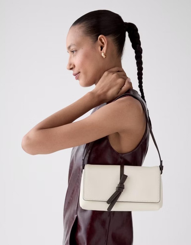 Kate Spade - Loop Colorblocked Pebbled Leather Small Flap Shoulder Bag