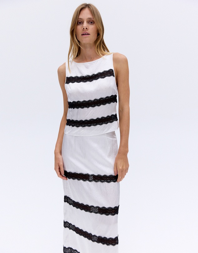 Third Form - Sevin Lace Panelled Top