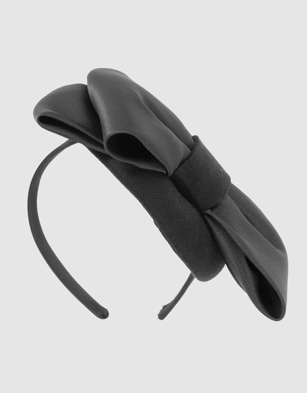 Max Alexander - Felt Winter Pillbox Fascinator with Bow