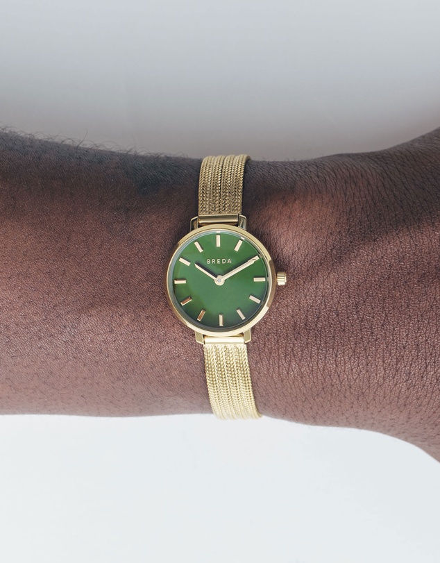 Breda - Beverly Tethered Gold and Metal Bracelet Watch, 25MM