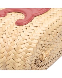 Pre-Loved by Azura Reborn - Pre-Loved Small Raffia Cuir Triomphe Classic Panier Tote