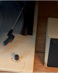 Crosley - Crosley Brio Record Player Shelf System With Speakers - Natural