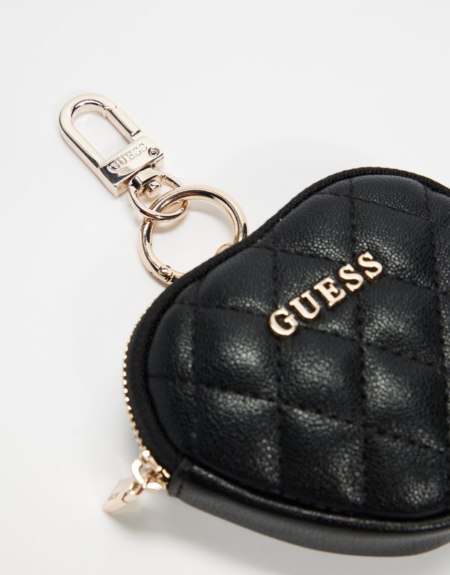 GUESS - Heart Pouch Keychain