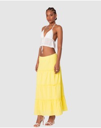 EDIKTED - Charlotte Tiered Maxi Skirt