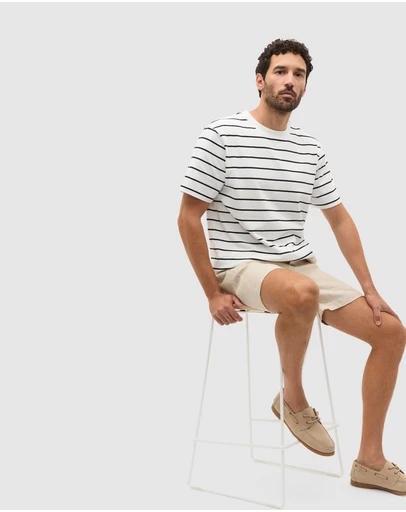 Seed Heritage - Crew Stripe Tee