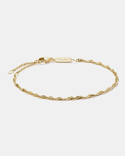 THOMAS SABO - Gold-Tone Stainless Steel Singapore Bracelet 1.7mm