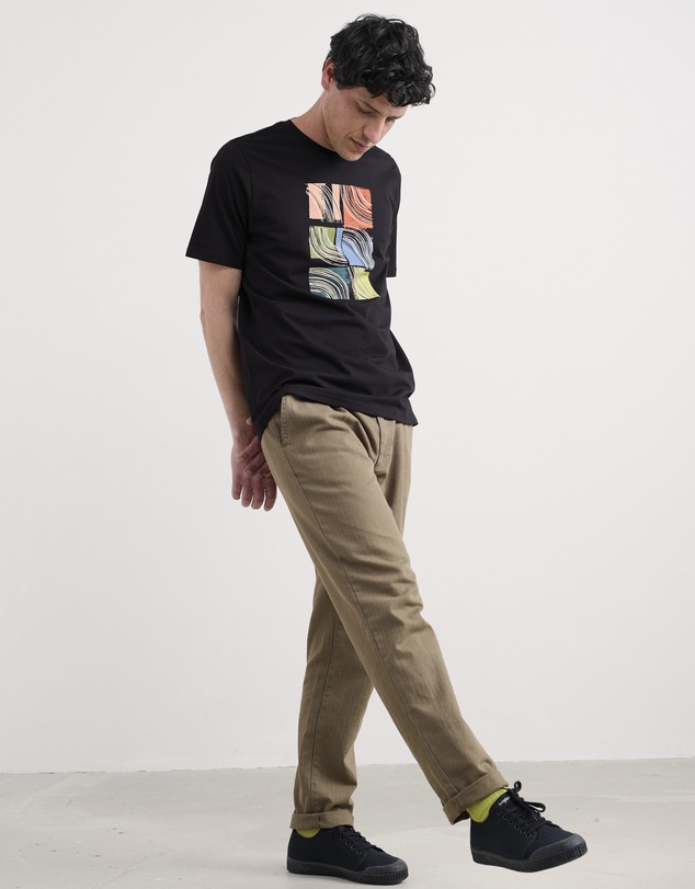 Seasalt - Seasalt Cornwall Black Midwatch T-Shirt