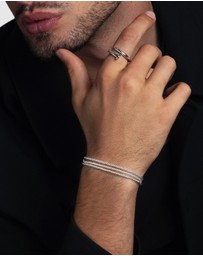 Nialaya Jewellery - Sterling Silver Wrap-Around Bracelet