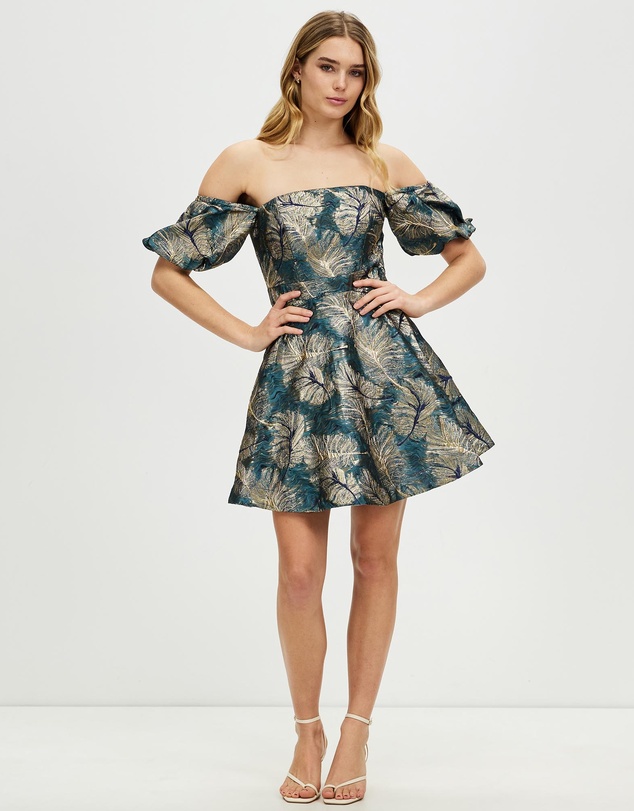 Romance by Honey and Beau - Milla Puff Sleeve Dress