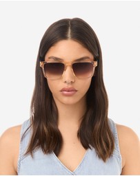 Hawkers Co - HAWKERS Sunglasses for Men and Women - Protection UV400 LAYOFF Model - Rectangle Sunglasses