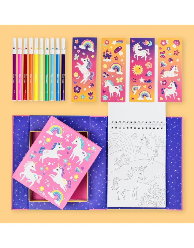 Tiger Tribe - Colouring Set Unicorn Magic