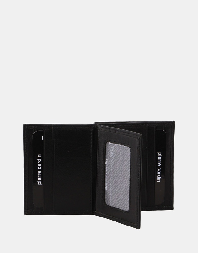 Pierre Cardin - Pierre Cardin Rustic Leather Men's Slim Bi-Fold Wallet