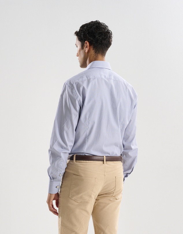 3 Wise Men - 3 Wise Men Sundown Blue Print Shirt
