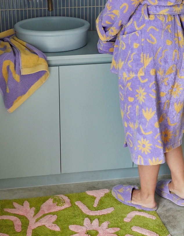Mosey Me - Floral Dreams Terry Robe