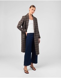 MVN - Plaid Long Coat