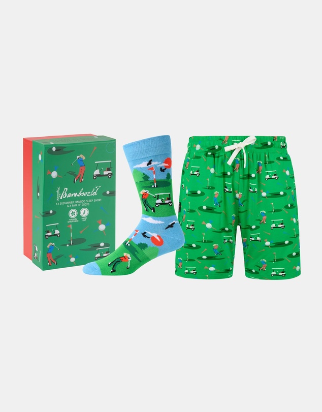 Bamboozld - Born To Bogey Shorts and Socks Gift Set