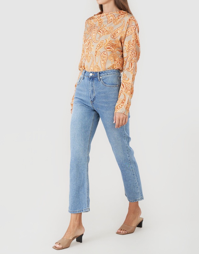 Amelius - Indira Paisley Long Sleeve Top