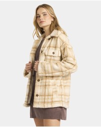 Billabong - Womens Check Ya Button-through Jacket