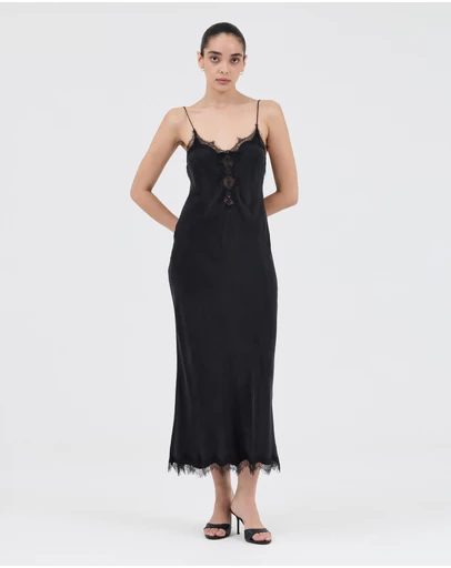 Third Form - Kept Close Bias Slip Dress