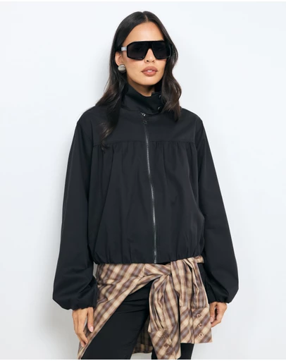 AERE - Isla Lightweight Funnel Neck Bomber