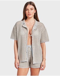 Academy Brand - Farrah Crochet Shirt