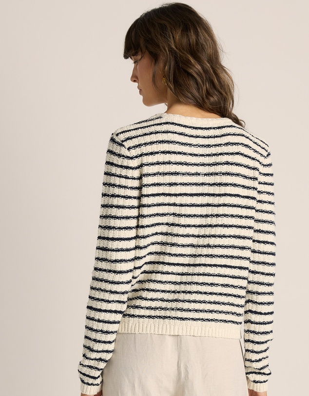 Fate + Becker - Elle Stripe Knit Cardigan