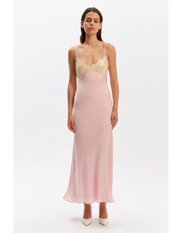 Bardot - Elisan Lace Satin Maxi Dress