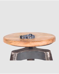 Mog & Bone - Cat Collar - Navy Hamptons Stripe Print