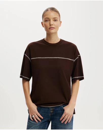 Cotton On - Boxy Short Sleeve Tee