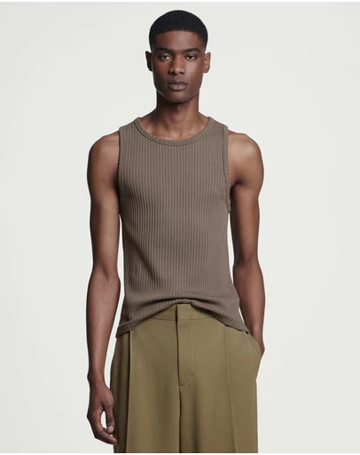 COS - Slim Ribbed Cotton Tank Top