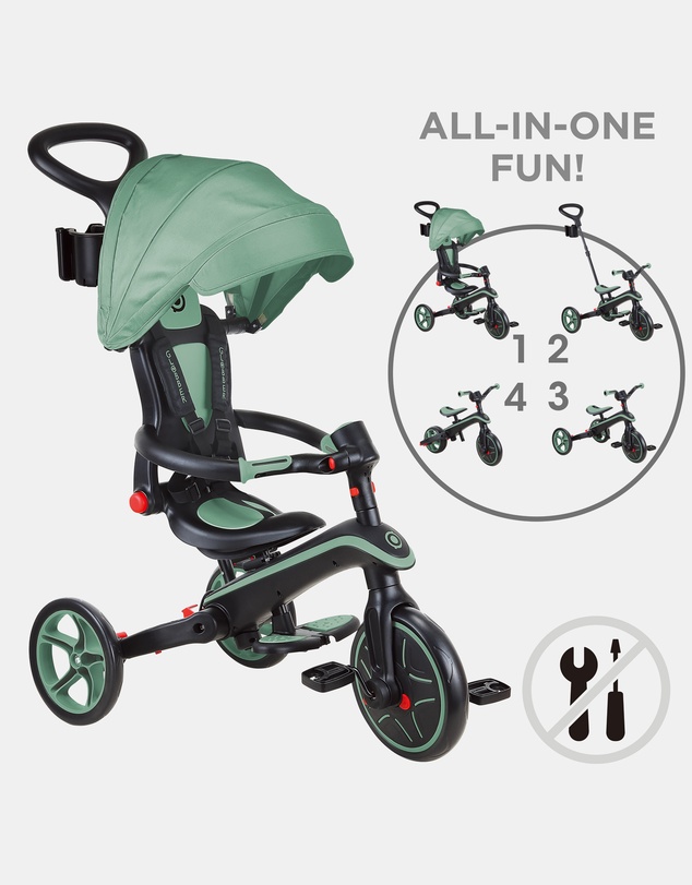 Globber - Explorer Trike 4-in-1 Foldable
