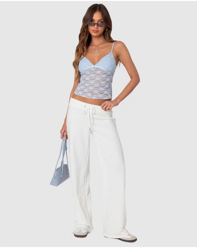 EDIKTED - Quinn Straight Leg Sweatpants