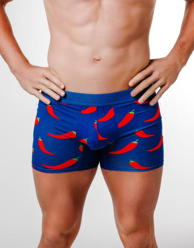 Budgy Smuggler - Men's Underwear Trunks in Chilli Willies