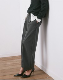 M.N.G - Straight-Fit Pleated Trousers