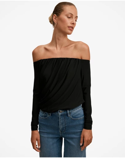 Forever New - Dallas Draped Long Sleeves Top