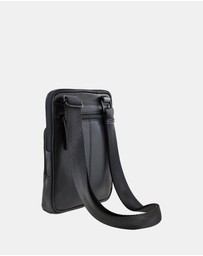 Pierre Cardin - Pierre Cardin Men's Leather Casual Crossbody Bag
