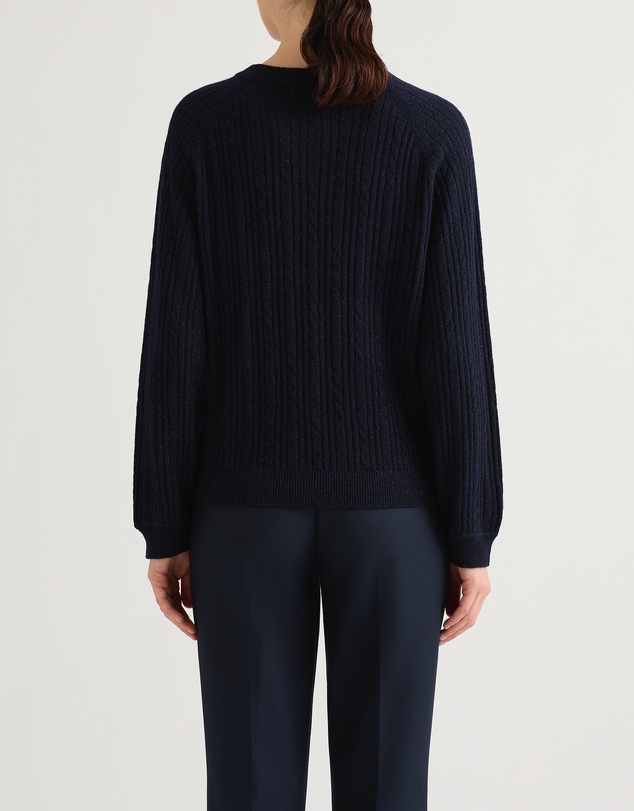 David Lawrence - Watson Wool Cable Knit Jumper