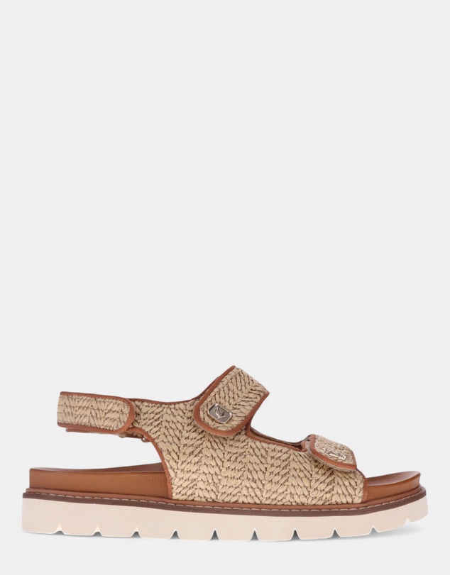 Mia Vita - Dakota Slingback Sandal - Natural Raffia
