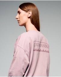 Kathmandu - Heritage Logo Slouchy Brushed Crew